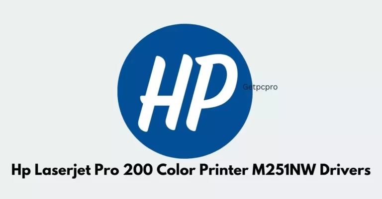 Hp Laserjet Pro 200 Color Printer M251NW Drivers